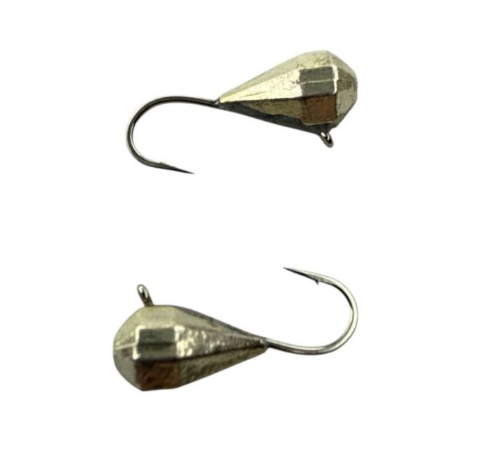 Мормишка Вольфрамова Hayabusa Крапля - Гранена - Срібло