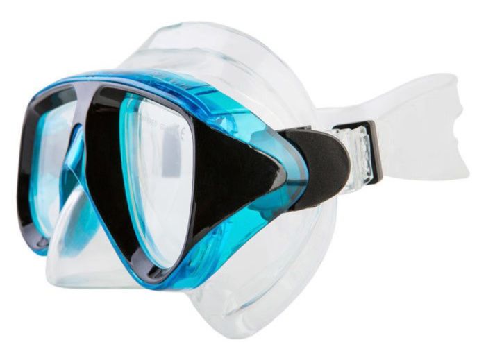 Маска та трубка Dolvor M213-1+SN52P - Комплект - Срібло