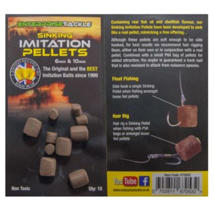 Пеллетс Enterprise - Sfood - Sinking - Штучний - Ø6-10 мм