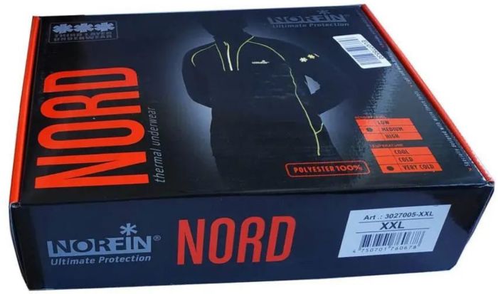 Термобілизна мікрофлісова Norfin Nord - Чорний колір