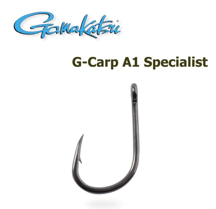 Гачок Gamakatsu A1 G-Carp Specialist - Black - 10 шт/уп