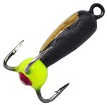 Мормишка Вольфрамова Володимирська "Чортик трійник зі стразом" з/к - 3 мм - 0,65 г - Арт.62