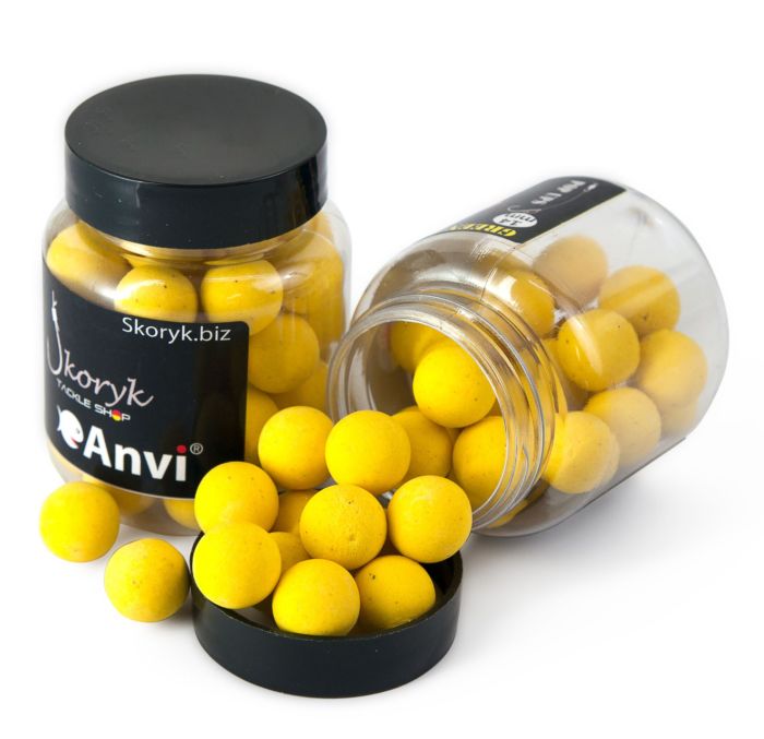 Бойли Carp Balls Anvi Pop Ups - Плаваючі - Ø14 мм - 30 г - Green Pea