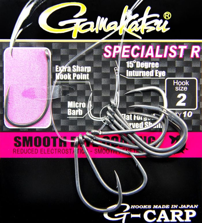 Гачок Gamakatsu G-Carp Specialist R - Тефлонове покриття - 10 шт/уп