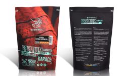 Підгодовування Interkrill - Карась-Кориця-Карамель - Серія Premium Baits - 1 кг