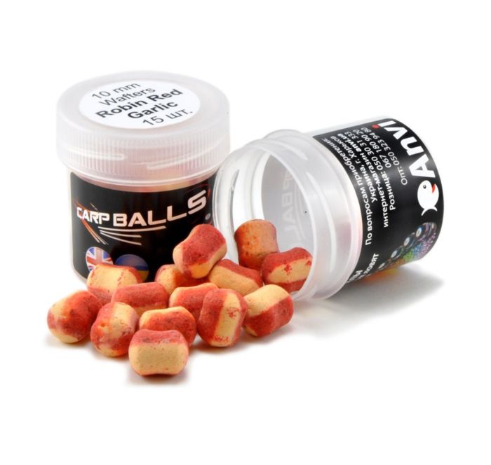 Бойли Carp Balls Wafters - Нейтральна плавучість - Ø10 мм - 15 шт/уп - Robin Red&Garlic (Суміш перців, паприки та часнику)