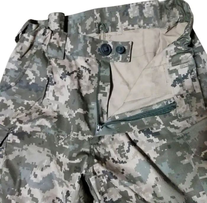 Штани вітровологозахисні зимові (ШВВЗ) з утеплювачем ЗСУ (Подвійні) - Піксель