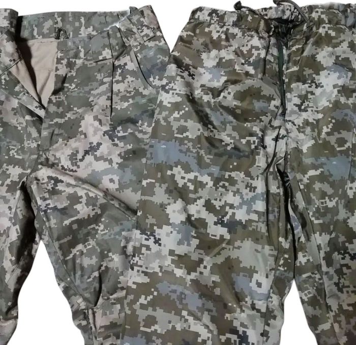 Штани вітровологозахисні зимові (ШВВЗ) з утеплювачем ЗСУ (Подвійні) - Піксель