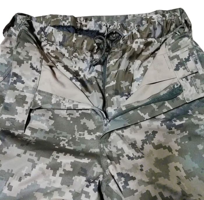 Штани вітровологозахисні зимові (ШВВЗ) з утеплювачем ЗСУ (Подвійні) - Піксель