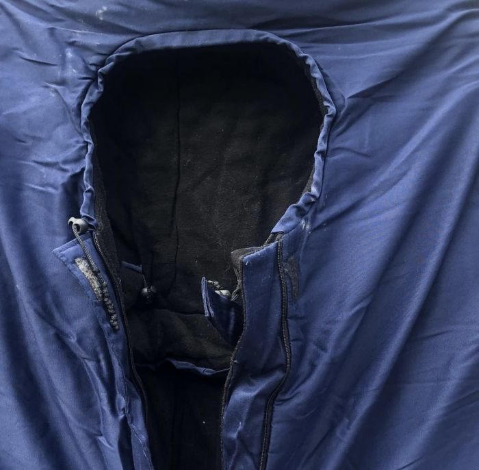 Спальник "Кіборг" (спальний мішок) ЗСУ - 80x210 см - До -30°C - Темно-Сірий