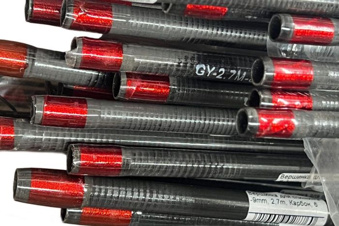 Вершинка для спінінга - Карбон - 5 кілець - 2.4 м