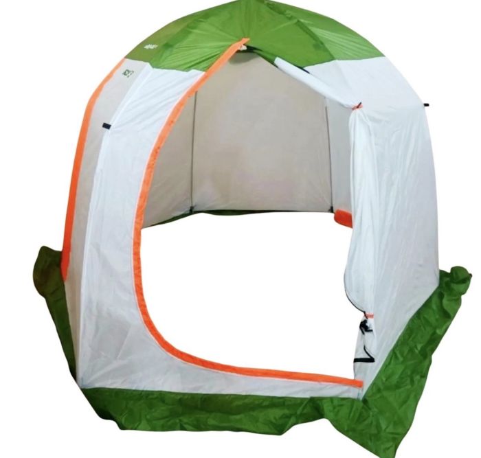 Палатка зимова Fishing ROI Tornado Ise 3 - 220x220x180 см - Білий/Зелений/Помаранчевий
