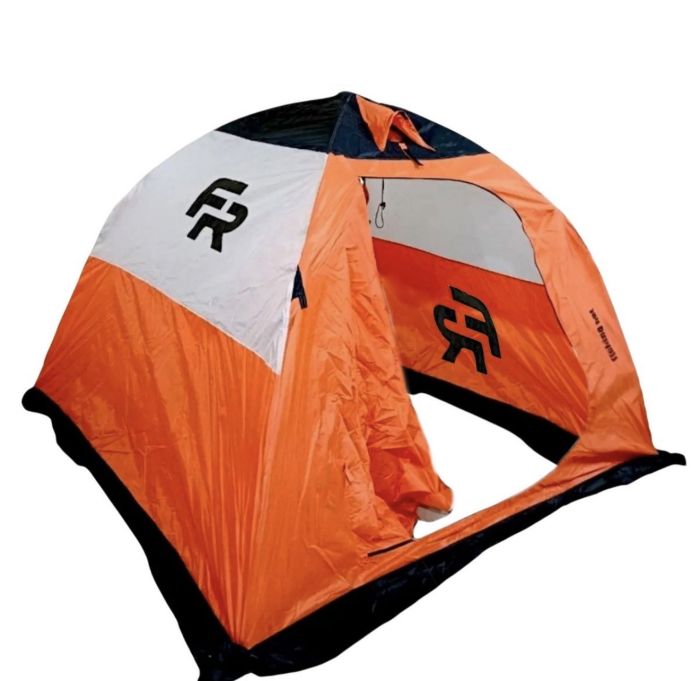 Палатка зимова Fishing ROI Ice Fishing - 200x200x160 см - Помаранчевий/Білий/Коричневий