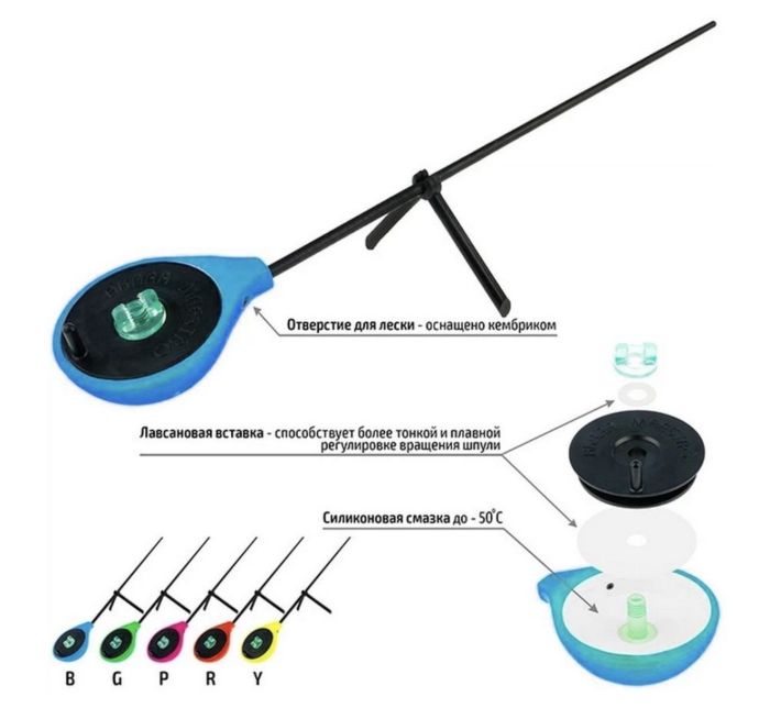 Вудка зимова Akara UNIVERSAL Pk - Blue (Синій)