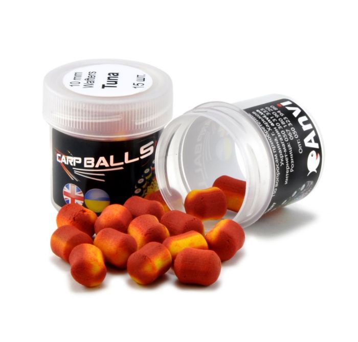 Бойли Carp Balls Wafters - Нейтральна плавучість - Ø10 мм - 15 шт/уп - Tuna (Тунець)
