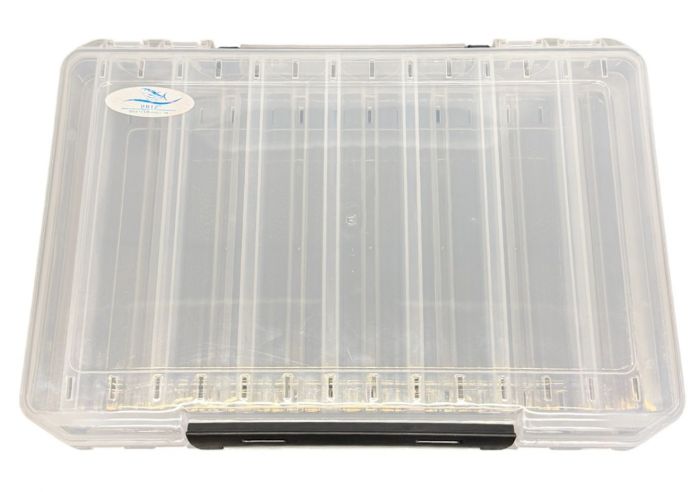 Коробка Briz 007 - Двостороння - Для воблерів та блешень - 14 осередків - Прозора
