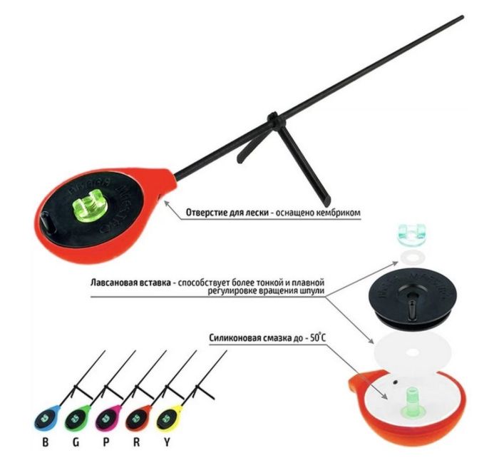Вудка зимова Akara UNIVERSAL Pk - червоний