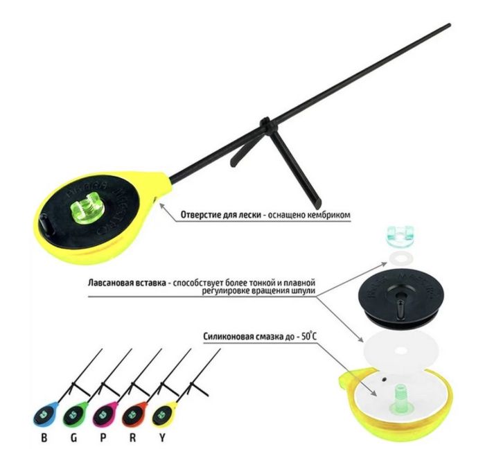 Вудка зимова Akara UNIVERSAL Pk - жовта