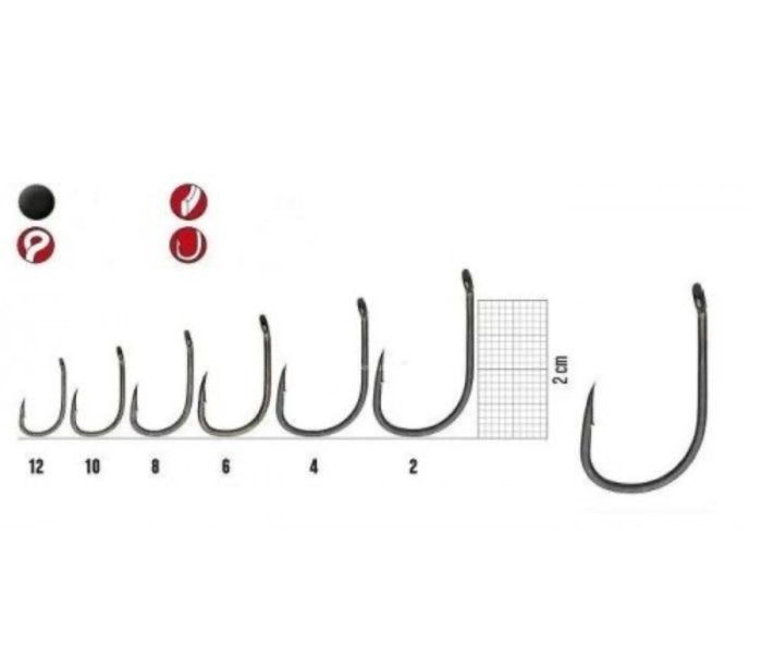 Гачок Gamakatsu G-Carp Specialist RX BL - Тефлонове покриття - 10 шт/уп