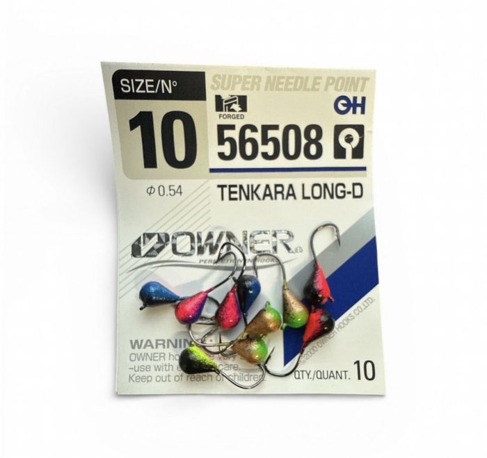 Мормишка Крапля ручна робота Асорті - Owner №10 (56508) - 10 шт/уп