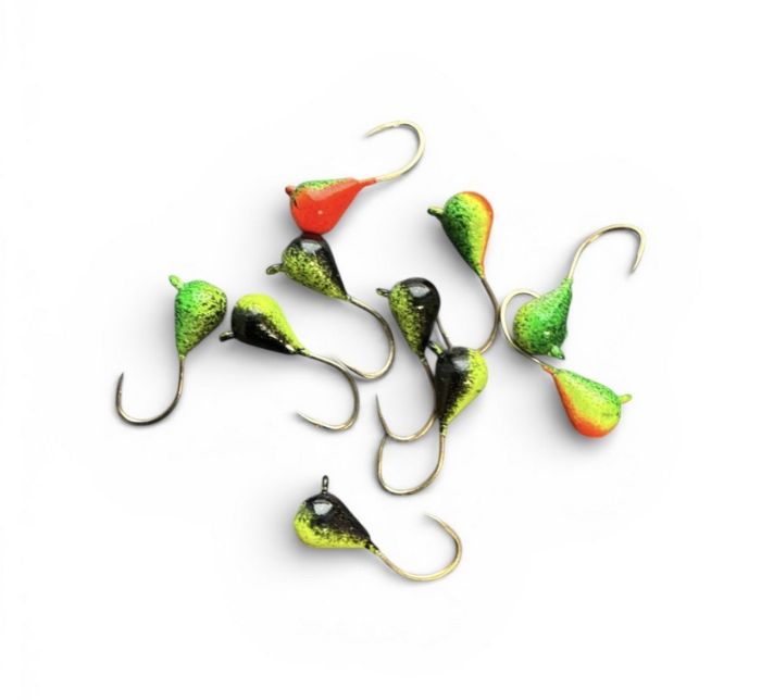 Мормышка Крапля ручна робота Асорті - Owner №8 (50458) - 10 шт/уп