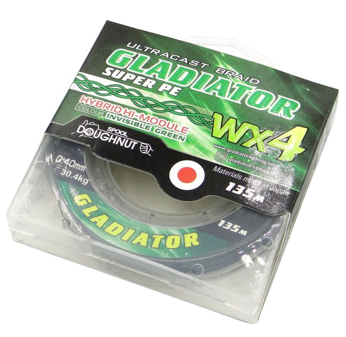 Шнур Gladiator WX4 - 135 м - Зелений