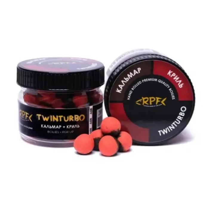 Бойли RPF Баланс TwinTurbo (Бойл+Поп-ап) Ø12 мм - Кальмар+Криль