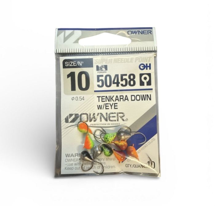 Мормишка Крапля ручна робота Асорті - Owner №10 (50458) - 10 шт/уп