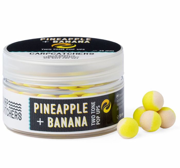 Бойли Carp Catchers Pop Ups - Ø10 мм - Двоколірні - Pineapple and Banana