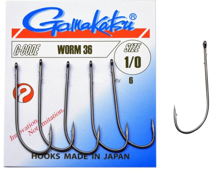 Гачок Gamakatsu Worm 36