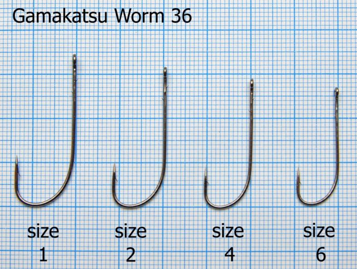Гачок Gamakatsu Worm 36