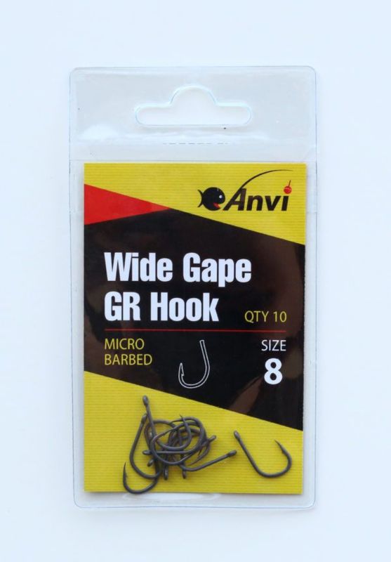Гачок короповий Anvi Wide Gape GR №8 - 10 шт/уп