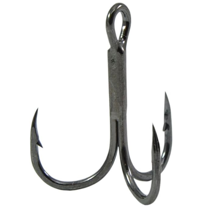 Трійник Kosadaka - Treble hook cutting point - Black Chrome