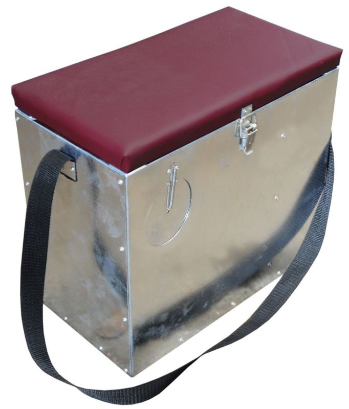 Ящик зимовий оцинкований з віконцем - Великий - 26 л