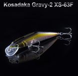 Воблер Kosadaka Gravy-2 XS 63F