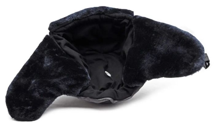 Шапка-вушанка Anvi - Темно-сіра Розмір XXL