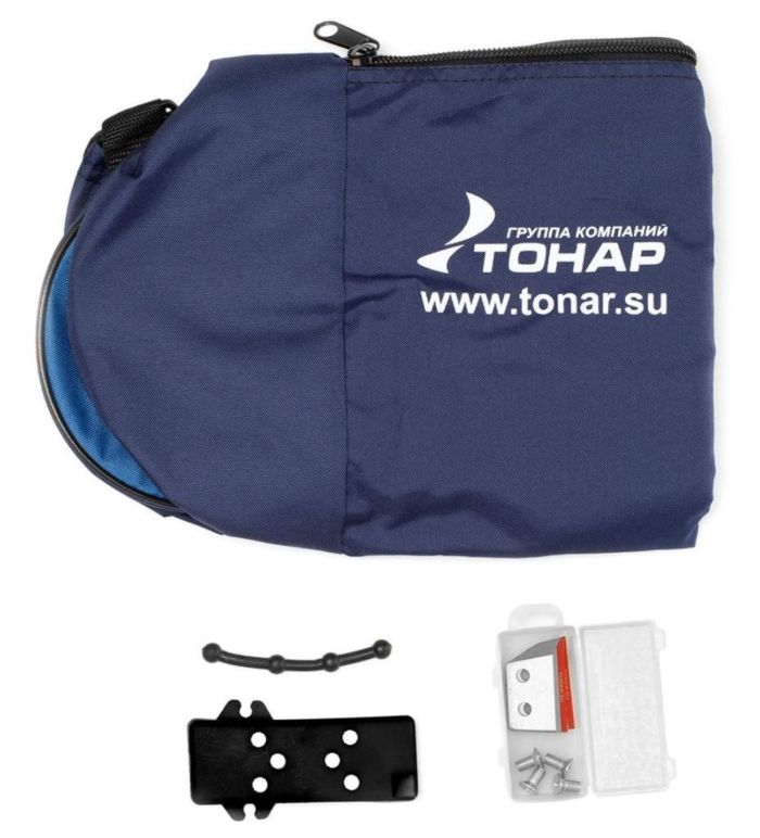 Ледобур Барнаул Тонар «ТОРНАДО-М2 МІНІ» 100 мм - Ліве обертання - З чохлом