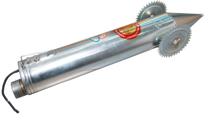 Торпеда для протягування мереж під льодом - металева