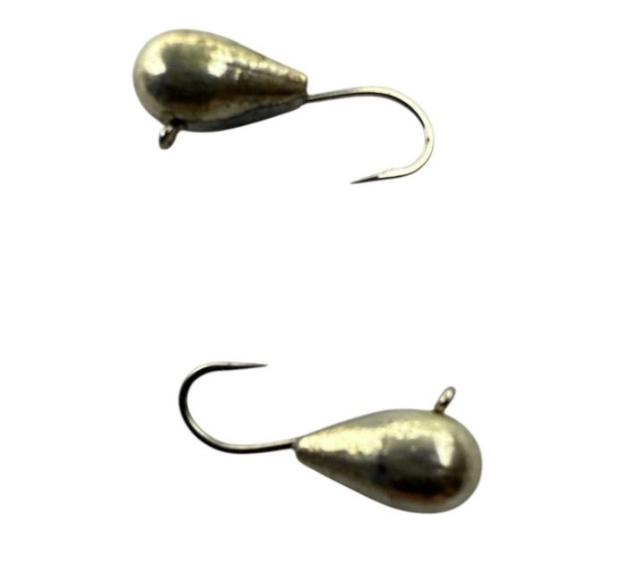 Мормишка Вольфрамова Hayabusa Крапля - З вушком - Срібло 1,88 г