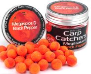 Бойли Carp Catchers Pop Ups - Плаваючі - Ø14 мм - 30 шт/уп - Megaspice and Black Pepper