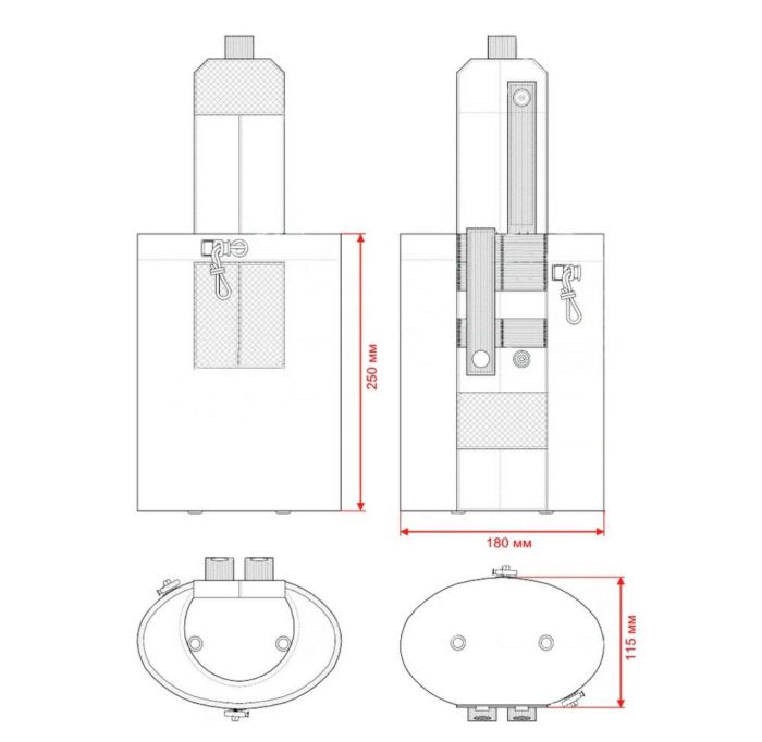 Універсальна розкладна сумка-підсумок ЗСУ СПРУ для скидання магазинів АК/AR - Вид 6, розміри 25x18x11,5 см, забарвлення Піксель ММ-14.