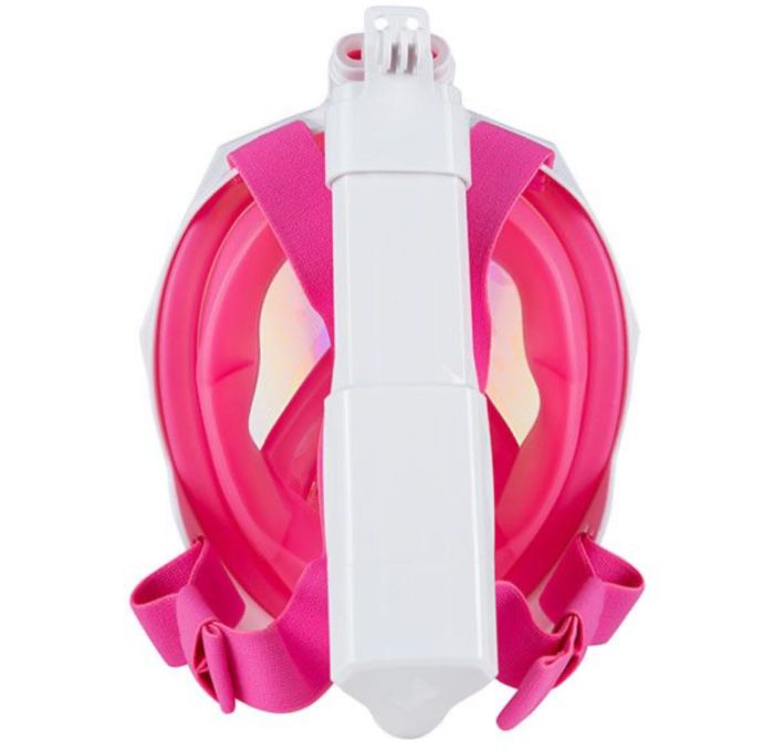 Маска для плавання - Повнолицева - Дзеркальна - M2068/LG10 - Розмір S/M - Рожевий