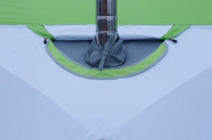 Палатка зимова Лотос Куб 3 Класік Термо - Зелена