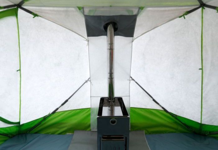 Палатка зимова Лотос Куб 3 Класік Термо - Зелена