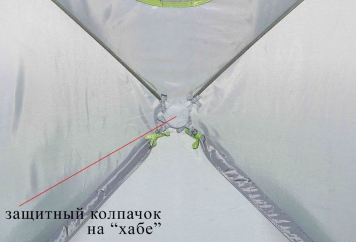 Палатка зимова Лотос Куб 3 Класік Термо - Зелена