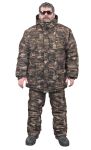 Костюм зимовий для риболовлі та полювання - Anvi -25°C - Клітка-Ліс - тканина Алова 56-58 розмір