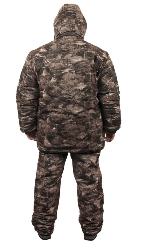 Костюм зимовий для риболовлі та полювання - Anvi -25°C - Клітка-Ліс - тканина Алова 56-58 розмір