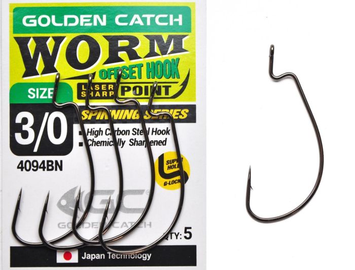 Крючок Golden Catch Offset 4094BN