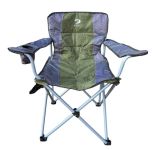 Стілець посилений зі спинкою та підлокітниками Megastrike "Зонт" - SH9-3-34 - Зелено-сірий - 60х55х98 см