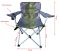 Стілець посилений зі спинкою та підлокітниками Megastrike "Зонт" - SH9-3-34 - Зелено-сірий - 60х55х98 см